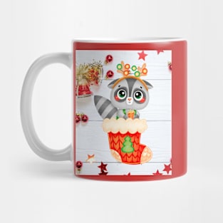 Raccoon Deer Mug